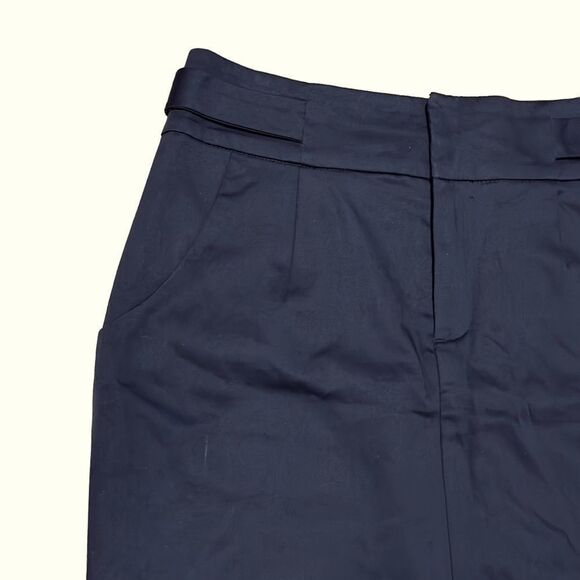 Banana Republic Factory Petite Black Front Zip Mini Skirt Size 2P - Picture 3 of 12